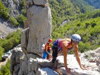 Mehrseillängenklettern Alpinklettern Paklenica